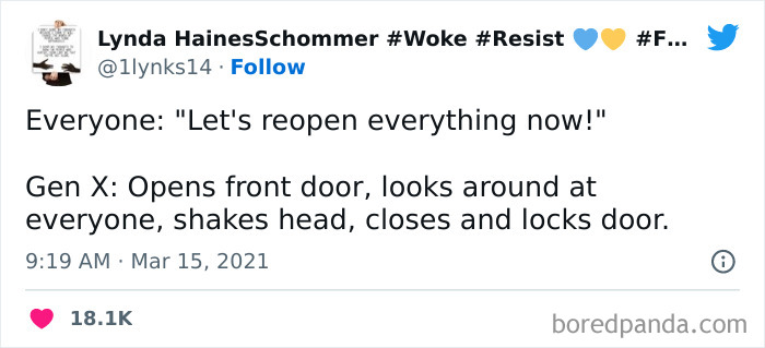 34. Reopening everything be like: