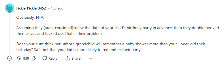 Then the comments roll in!