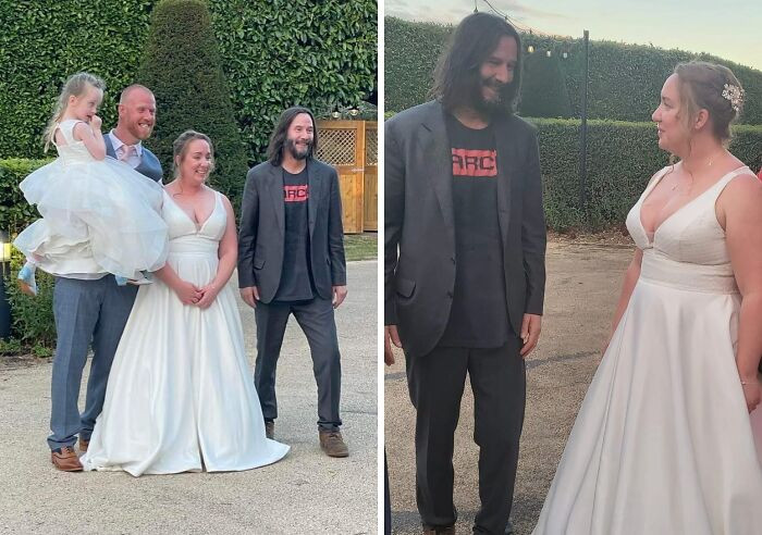 "The Famous Actor Met A Young Couple In A Hotel Bar In Northamptonshire. They Invited Him To The Wedding, And Keanu Reeves Could Not Refuse"