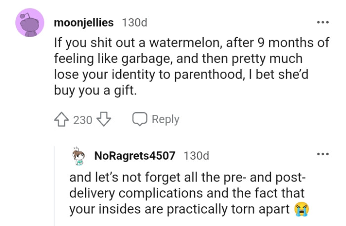 Below are a bunch of the topmost comments from other Redditors for you to read through