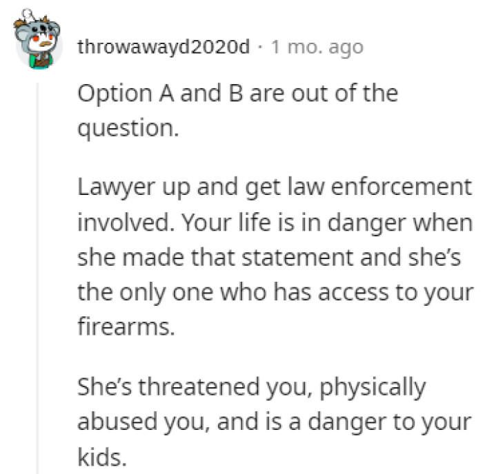 There's only one option here