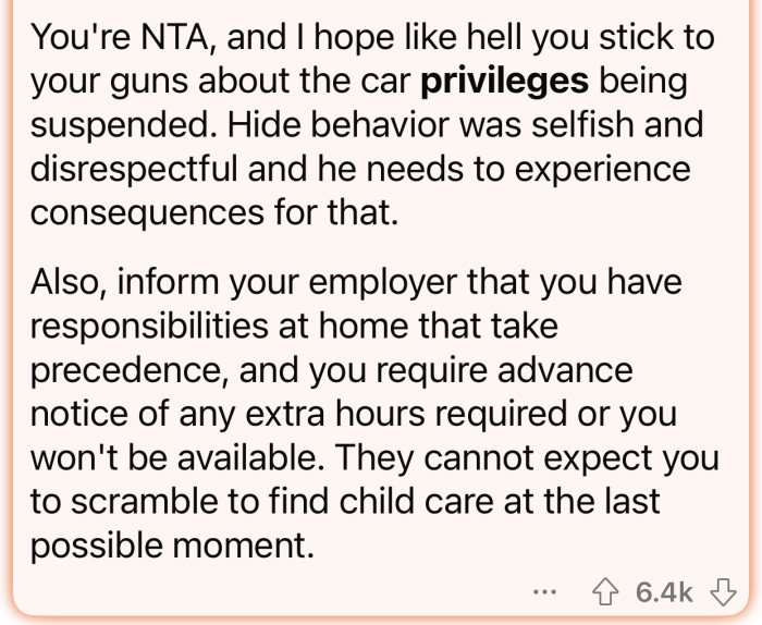 This situation could repeat itself anytime if Op's employer continues to act this way.