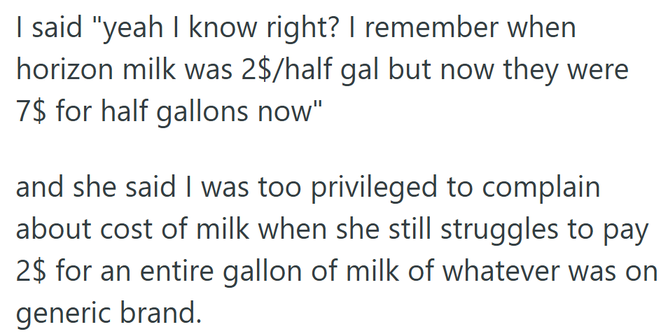 One Sentence About Horizon Milk, and Suddenly the Brunch Table Felt Divided by More Than Just Price Tags.