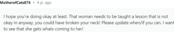 That Woman Needs to Be Taught a Lesson