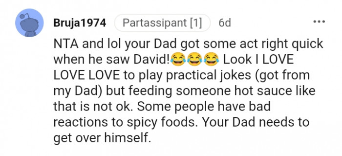 Some people have bad reactions to spicy foods