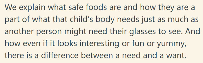 A gentle way to say it: not every craving is a crisis, and not every nugget is negotiable.