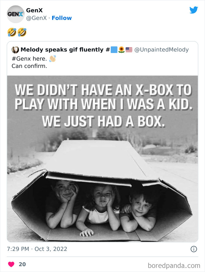 43. Playing in a box