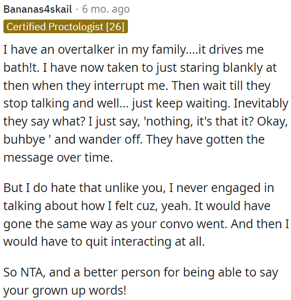 OP is not the villain here.