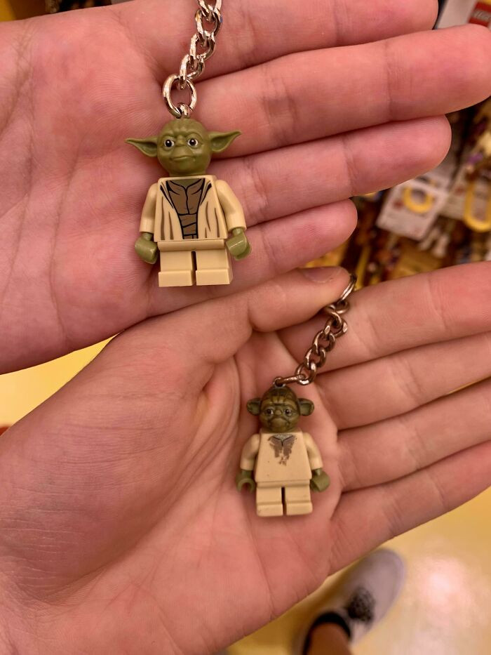 "New Yoda vs. 2-Year-Old Yoda"