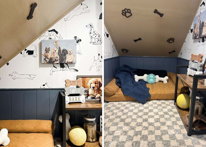 "I Made My Dog His Own Room Under The Stairs"