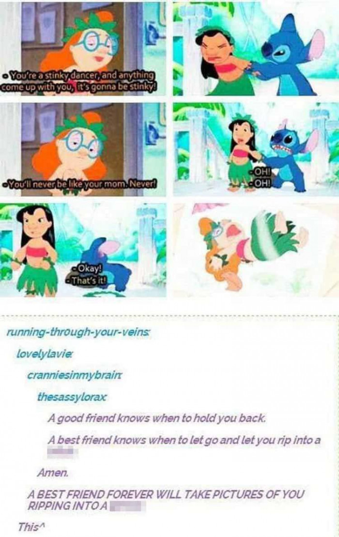 12. The true meaning of a real best friend is this.