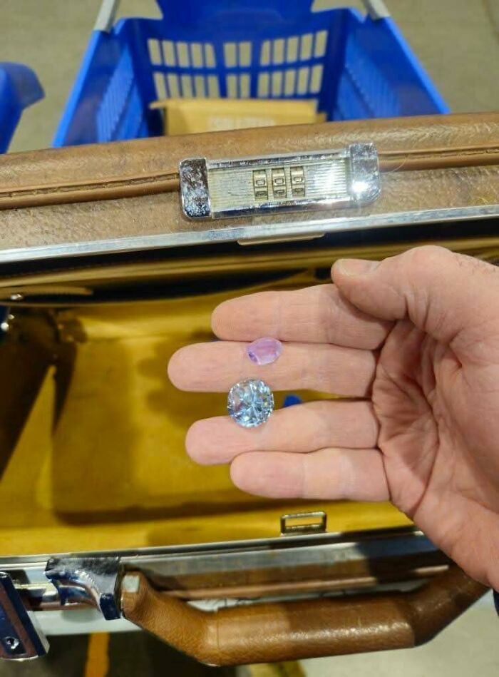 "Must Have Been A Gem Cutters Briefcase. Shook It And Heard A Rattle"