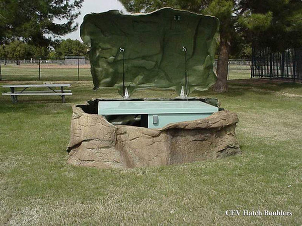 Yep, it's not actually a rock.