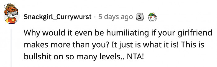 Fragile masculinity and a heaping pile of misogyny will make you believe it is.