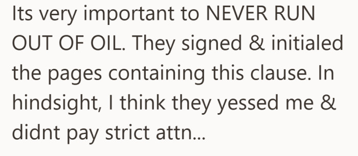 The landlord stresses that the rule was clearly written, signed, and treated as non-negotiable.