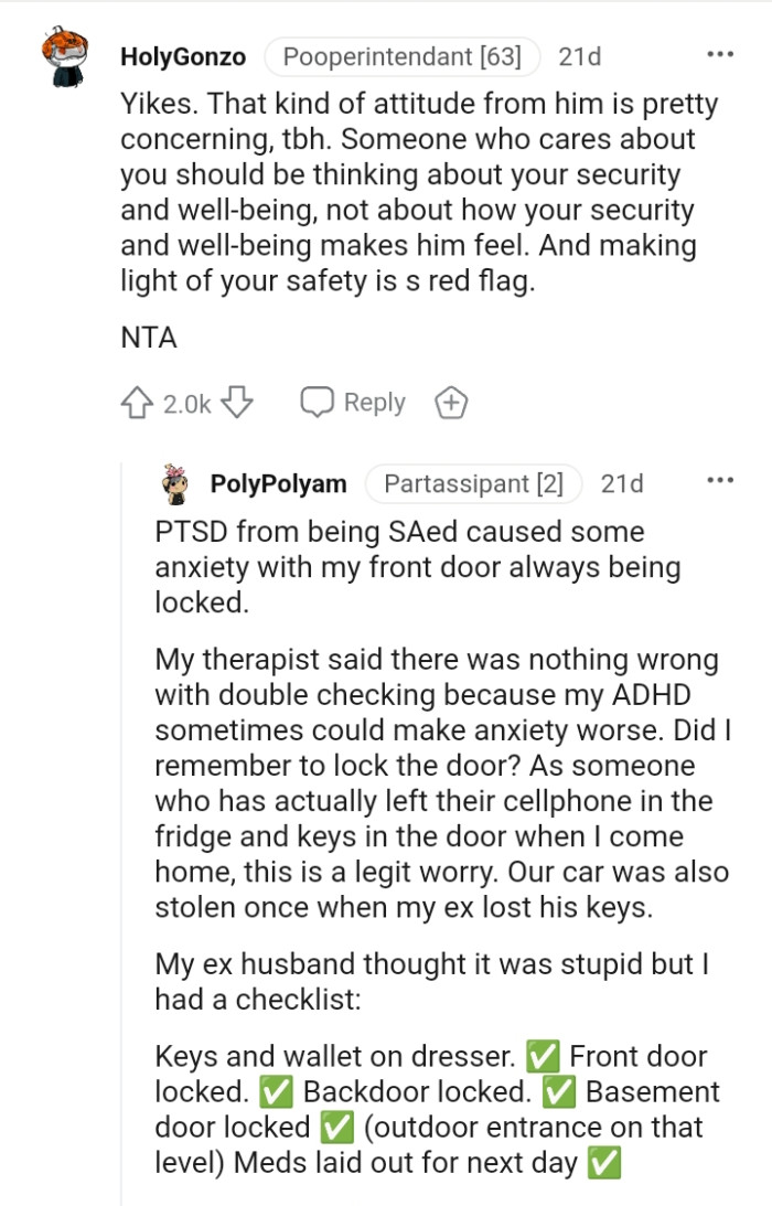 Someone who cares about you should be thinking about your security