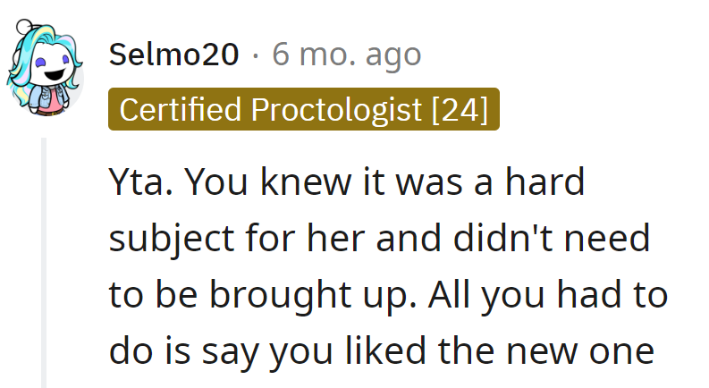 Grief-sensitive fail: Note to self—compliment the new guy, skip the emotional landmines.