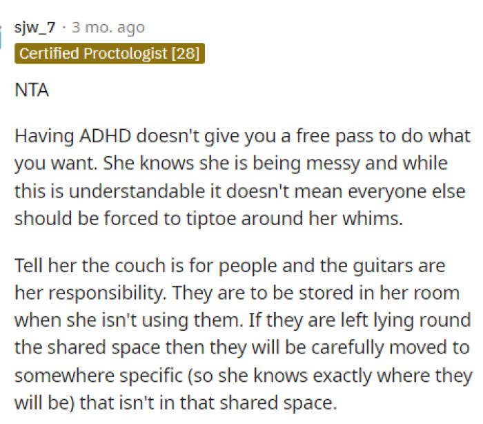 Many people believe that OP is NTA here and that she's doing what her roommate asked, but it's kind of a strange request if she's leaving it out and around.