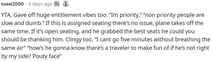 Unfortunately, this whole post sounds extremely entitled, so this comment is gold for pointing that out.