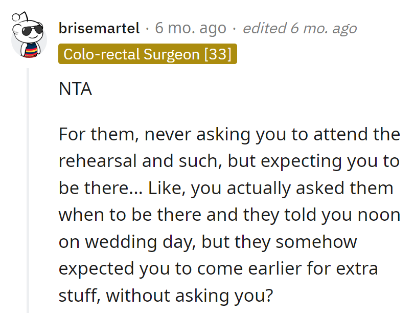 RSVP doesn't come with a crystal ball!