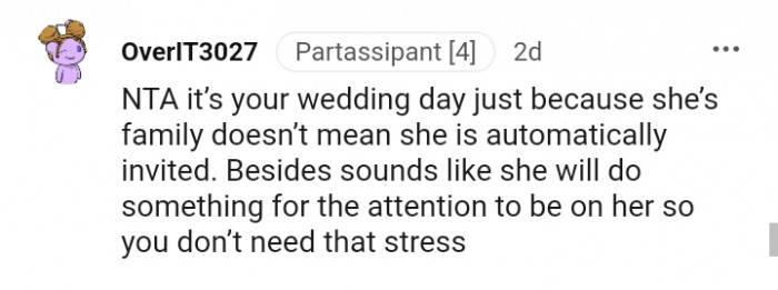 She will do something for the attention