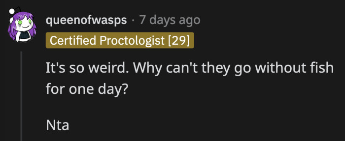 Do they just eat fish with every meal? That doesn't sound healthy.