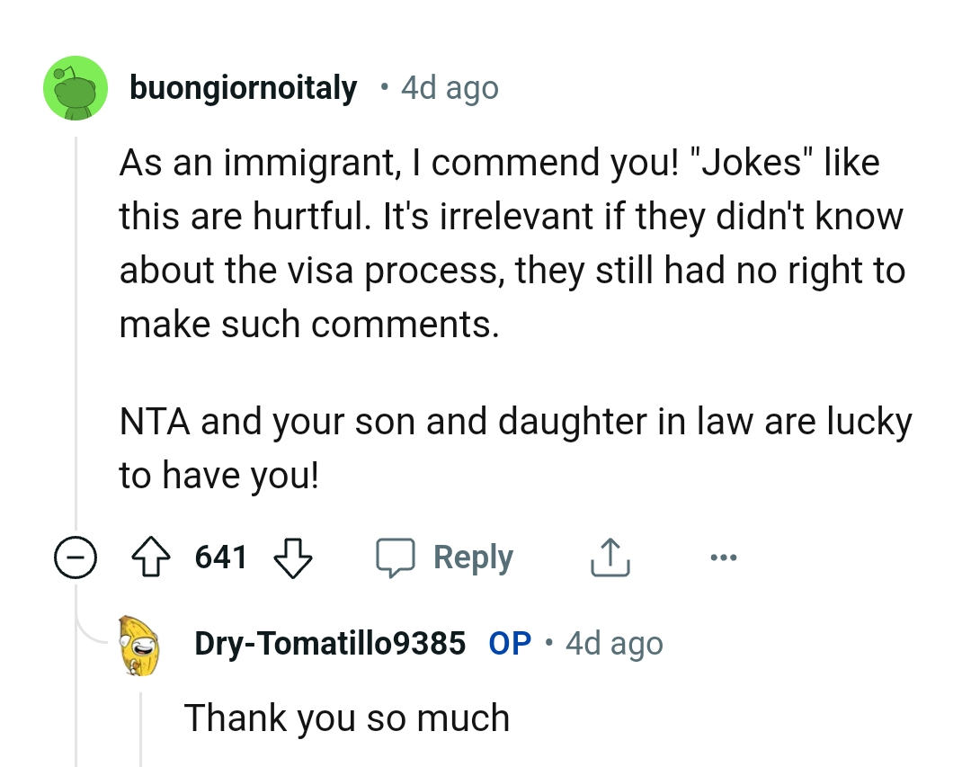 OP's son and daughter-in-law are so lucky to have the OP