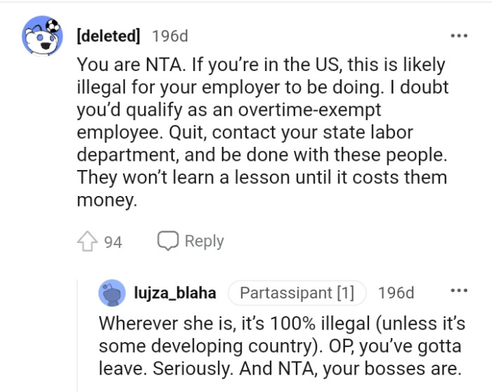 They won't learn a lesson until it costs them a lot of money