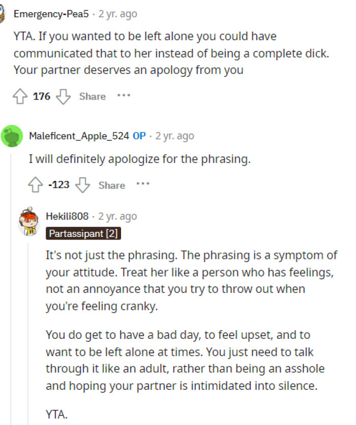 People were calling him out left and right on how he spoke to her, but we think that there's something deeper going on here that needs to be addressed.