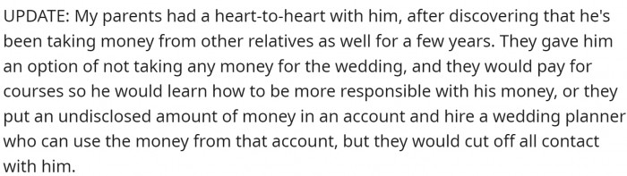 OP shared an update: