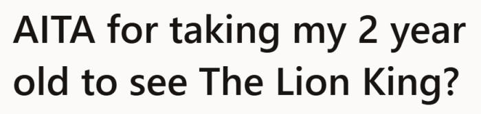 A well-intentioned family outing turns into a moment of second-guessing almost immediately.