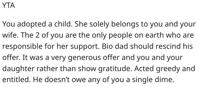 17. He and his greedy, entitled daughter don't deserve a dime of his friend's money.