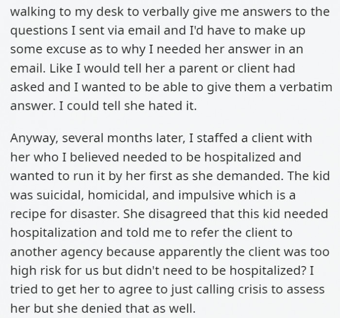 Several months later...