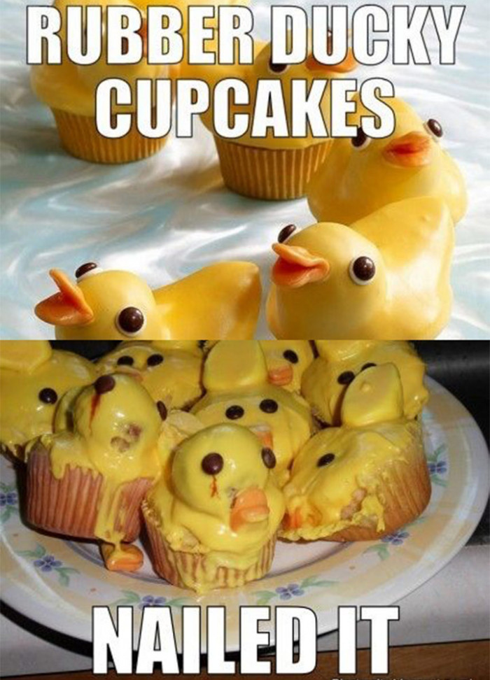 12. Rubber Ducky Cupcakes
