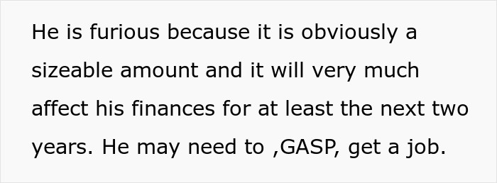 The Redditor's estranged father was furious that his own parents used his trust fund for this