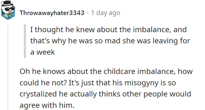 Her partner is so wrong