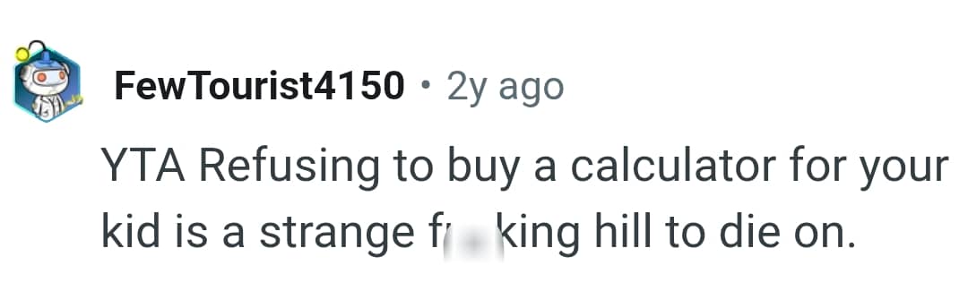 This is a strange hill to die on