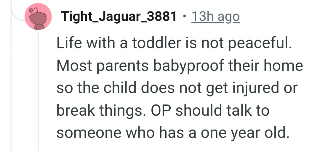 Life with a toddler is really not peaceful