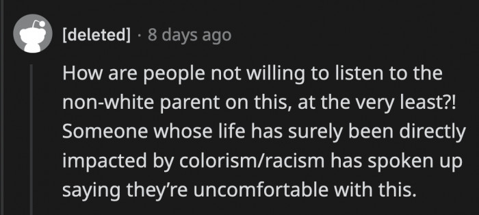 OP's British Indian partner voiced their discomfort about the game, and they still didn't listen.