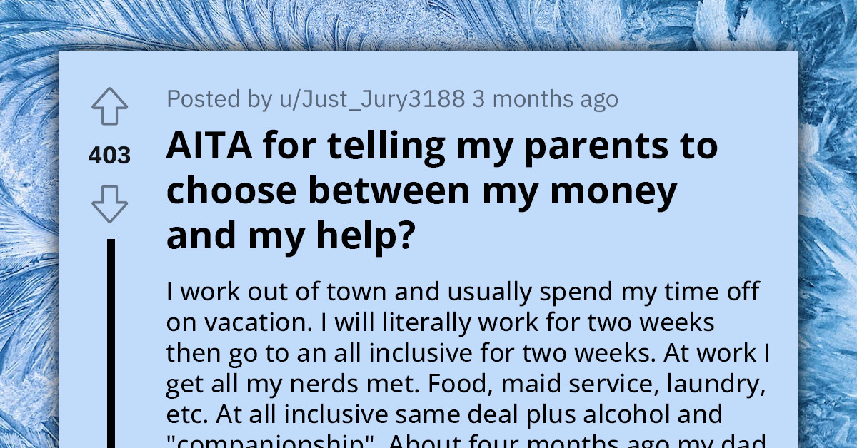 Man Stays With Parents to Help Around Farm While Father Is Recovering From Surgery; They Call Him a Freeloader