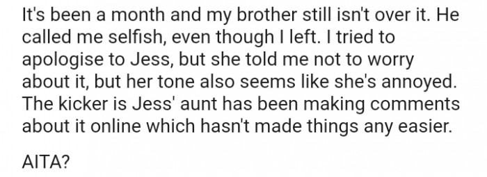 Her tone seems like she's annoyed