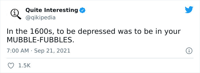 14. Being depressed equals being mubble-fubbles