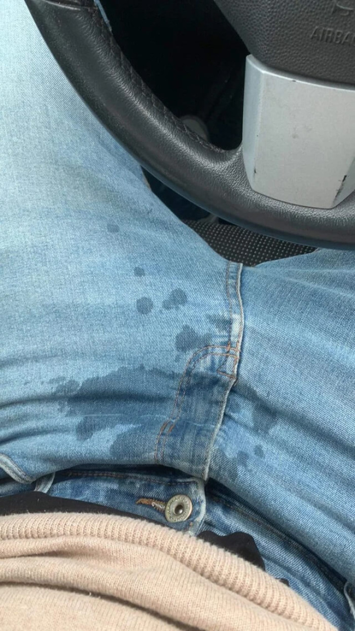 4. I was heading to a job interview and accidentally spilled coffee all over myself just before the interview. Not the best first impression, I suppose…