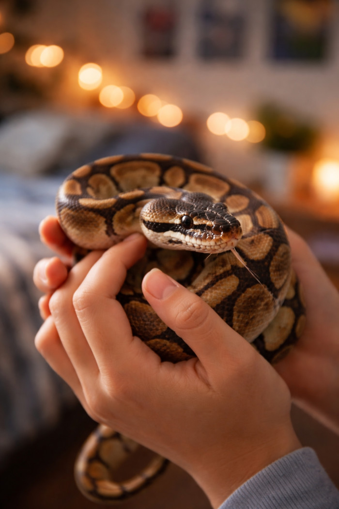 The step-siblings are scared of Frederick and don’t want him in the house.