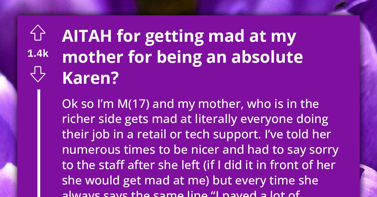 Teen Confronts Mom For Being "Karen" In Front Of His Girlfriend