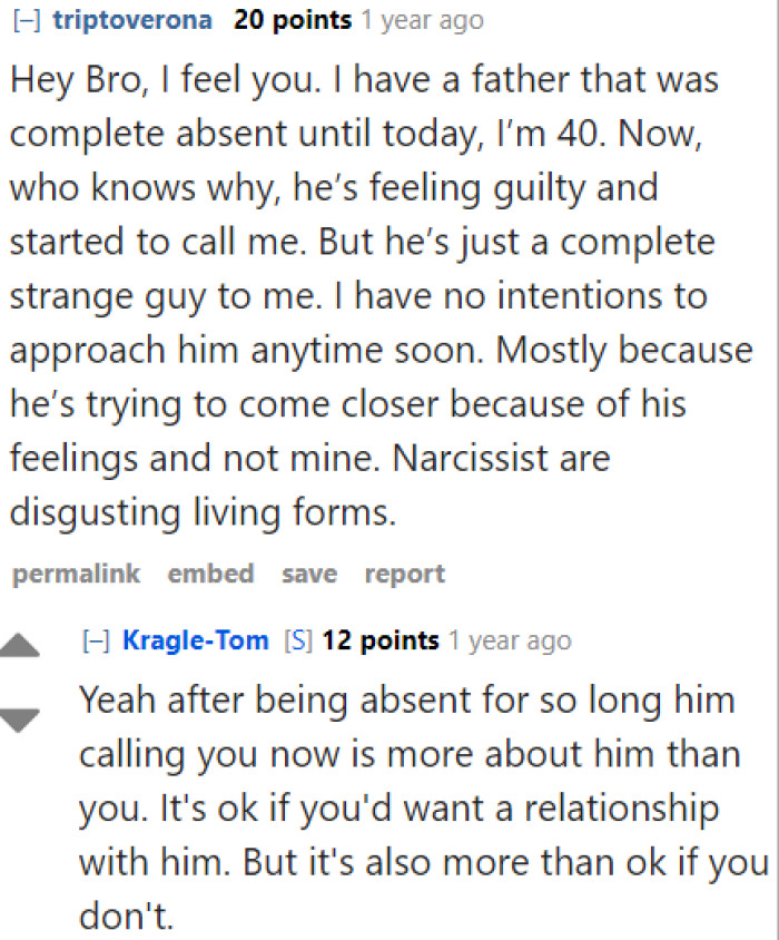 Some people can relate to the OP's story.