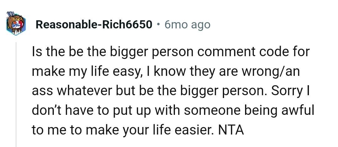 We've gathered some of the most upvoted comments from other Redditors for you to read through below