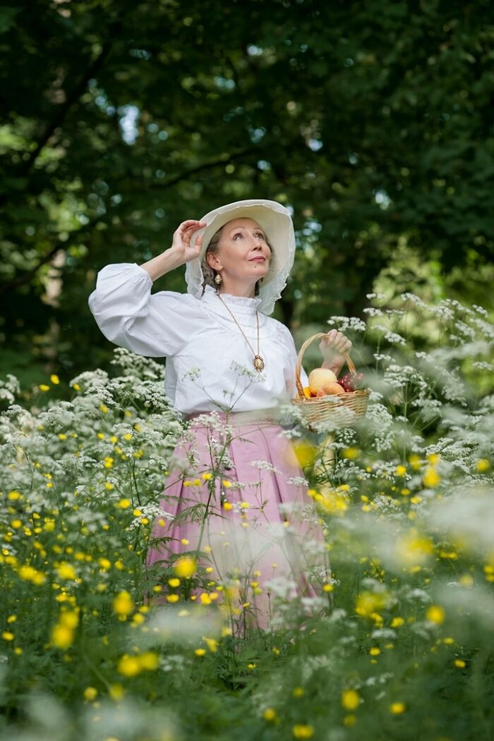 22. As beautiful as the flowers