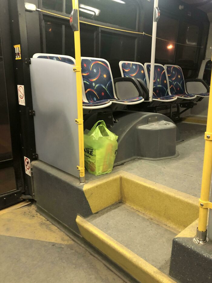 "Someone Forgot Their Bag Full Of Groceries"