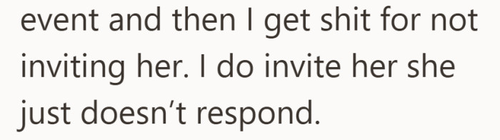 She says the part that hurts most is being blamed for something she believes she did right.